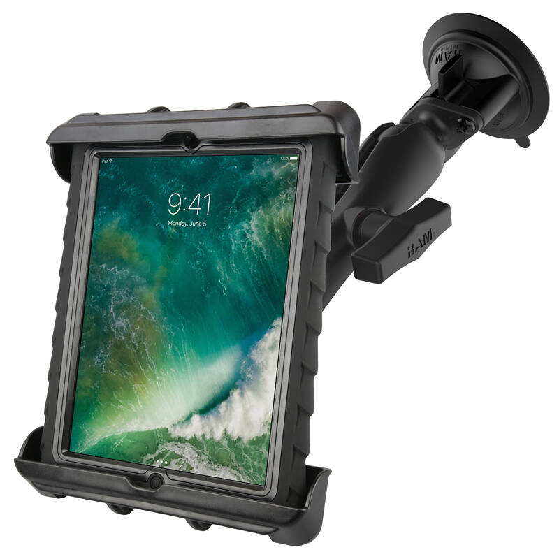 RAM-166-TAB17U RAM® Tab-Tite™ Large Tablet Mount with RAM® Twist-Lock™ Suction Cup (C Series)