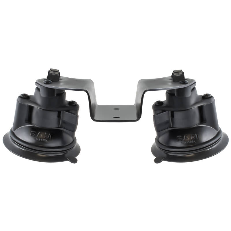 RAM-189B-PIV1U RAM Dual Articulating Suction Cup Base from side