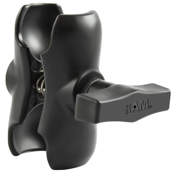 RAM-201U-B RAM® Double Socket Arm - C Size Short close up