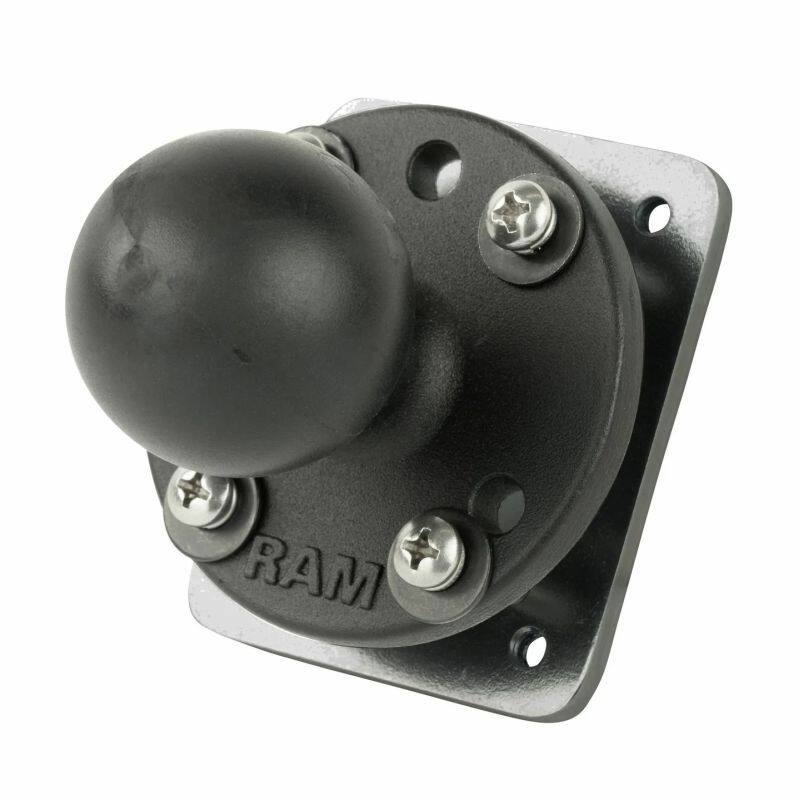 RAM-202-225-2U RAM® Drill-Down Dashboard Ball Base with Backing Plate
