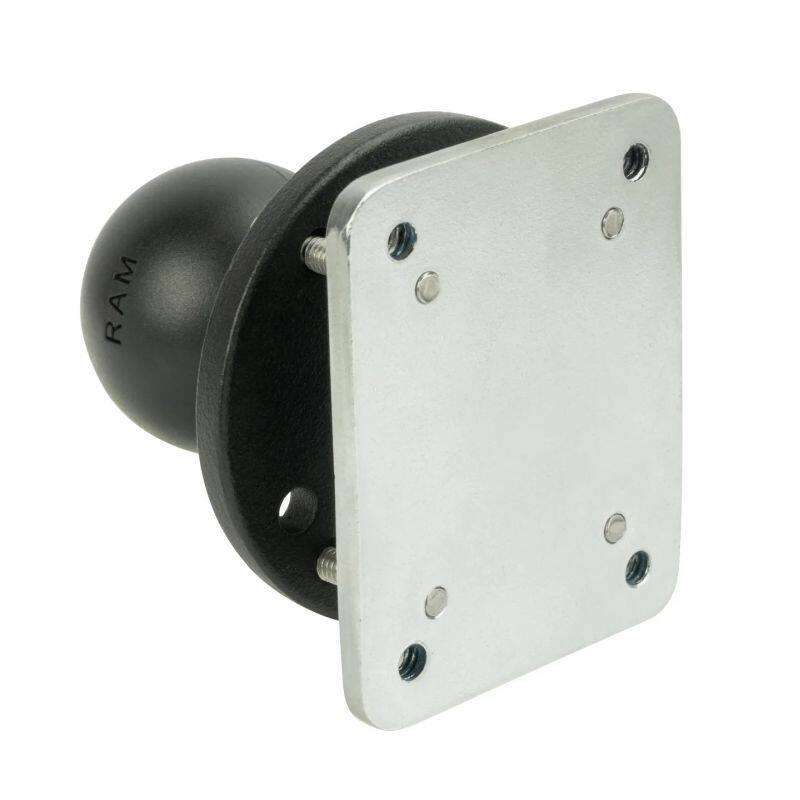 RAM-202-225-2U RAM® Drill-Down Dashboard Ball Base with Backing Plate rear