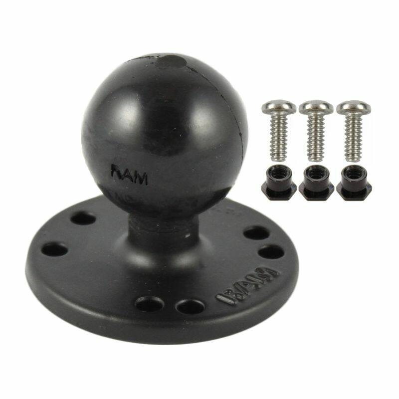 RAM-202-G2U RAM® Round plate with Garmin Fishfinder Hardware
