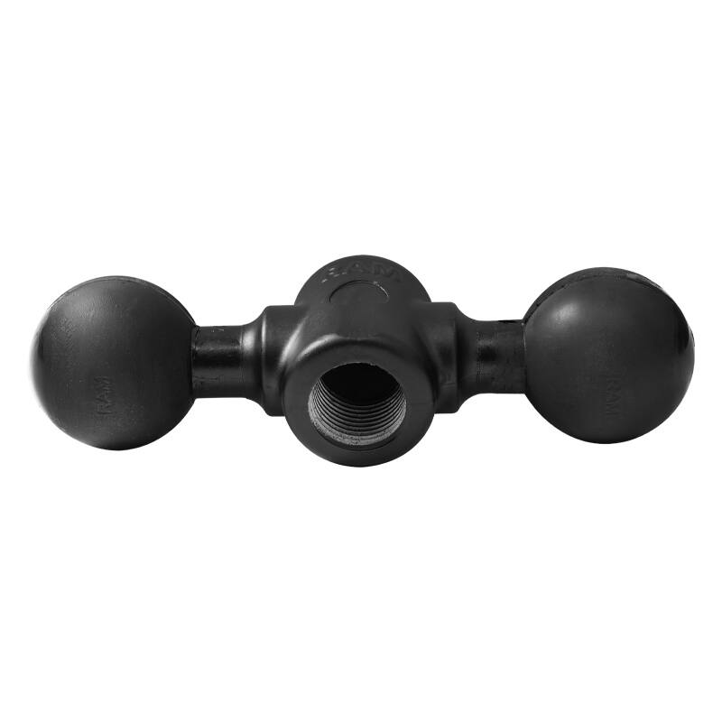 RAM-217-3U RAM® Double Ball Adaptor with 1/2" NPT Threaded Hole from below
