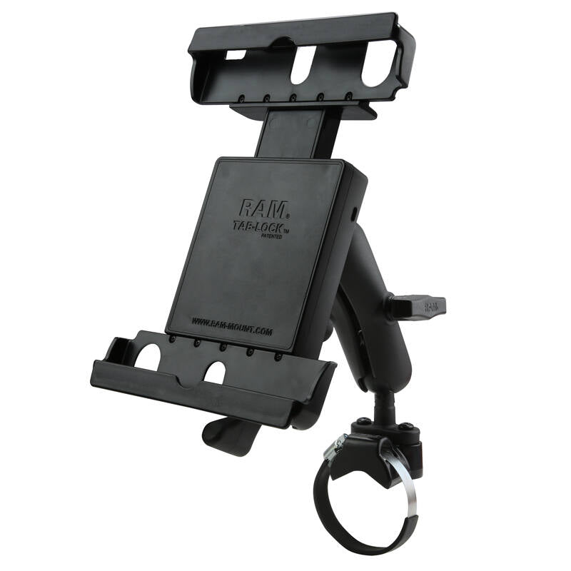 RAM-231Z-2-TABL20U RAM® ATV/UTV Rail Mount for 9"-10.5" Tablets with Heavy Duty Cases