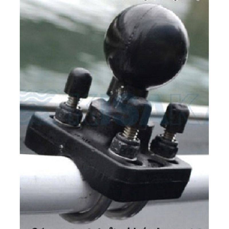 RAM U-Bolt Rail Handlebar Base (Double) 32-38mm bars - C Series 1.5" Ball