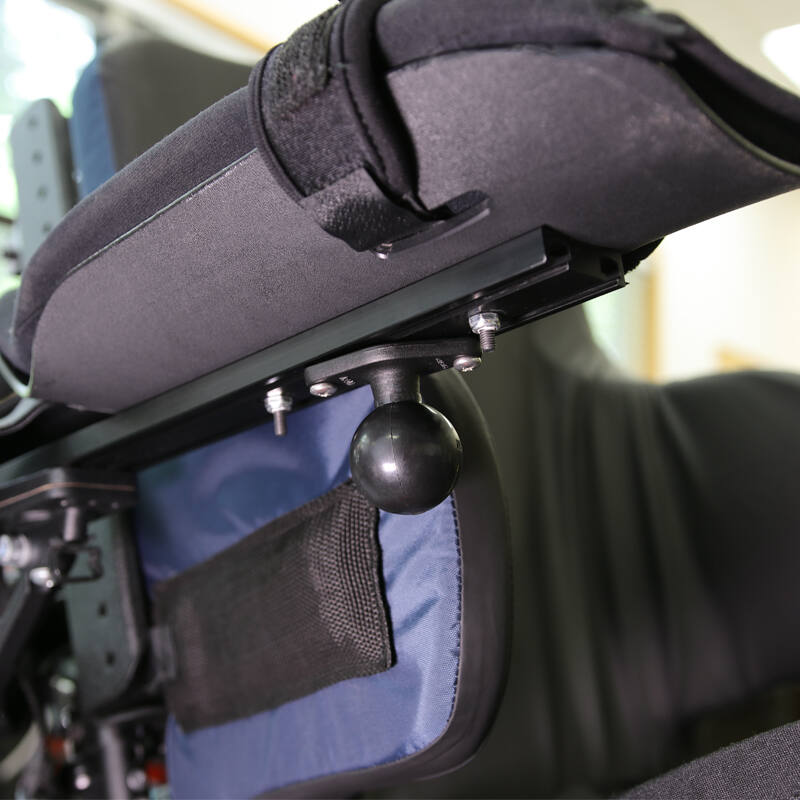RAM-238-WCT Wheelchair Arm Mount fitted