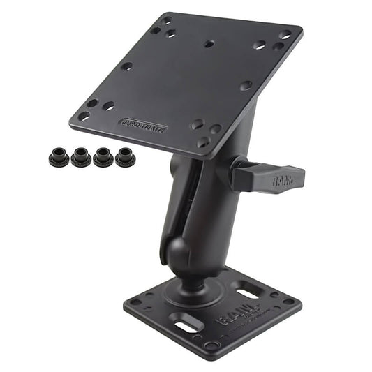 RAM-246-2461U RAM® Double Ball Mount with 75x75mm VESA Plate and 100x100mm VESA Plate