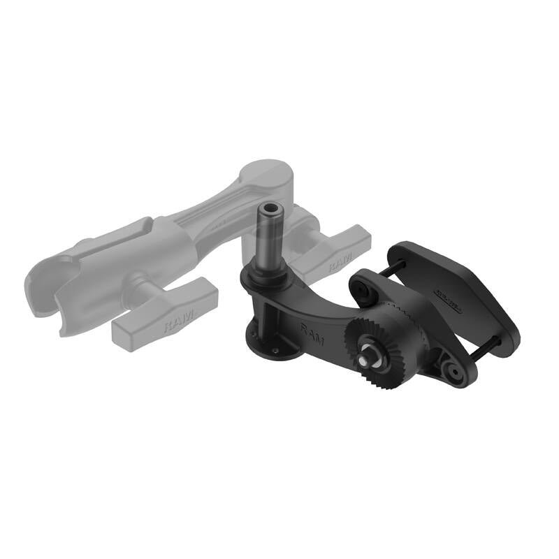 RAM-247U-4P1 RAM® 4" Square Post Clamp Ratchet Base with 1/2" NPT Post