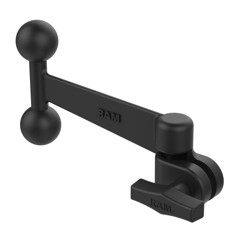 RAM-261-2U RAM® Swing Arm Extension with 1/2" NPT Hole and Double Ball Adaptor