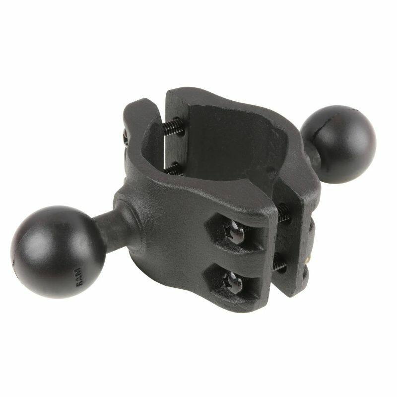RAM-271-2-RBU RAM® Rail Clamp Double Ball Base for 2" - 2.5" Rails