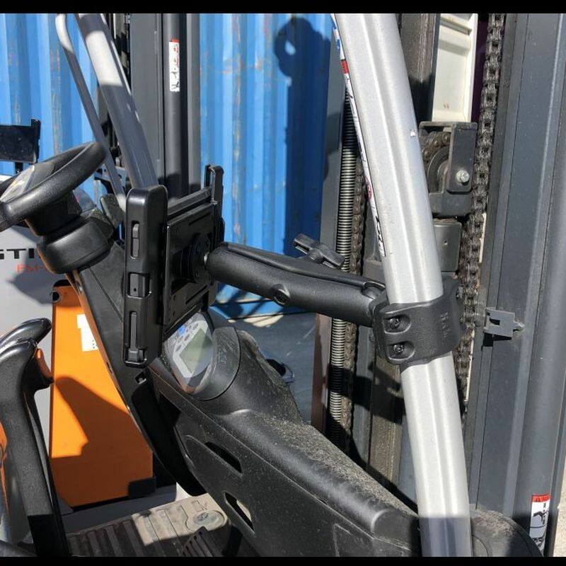 RAM-271U-2 RAM® Rail Clamp Ball Base with arm and tab-tite cradle
