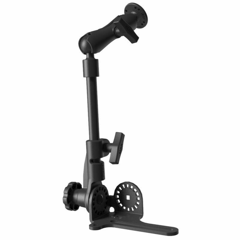 RAM-316-HDR-202U RAM® Pod HD™ Reverse Vehicle Mount with 12" Aluminium Rod and Round Plate