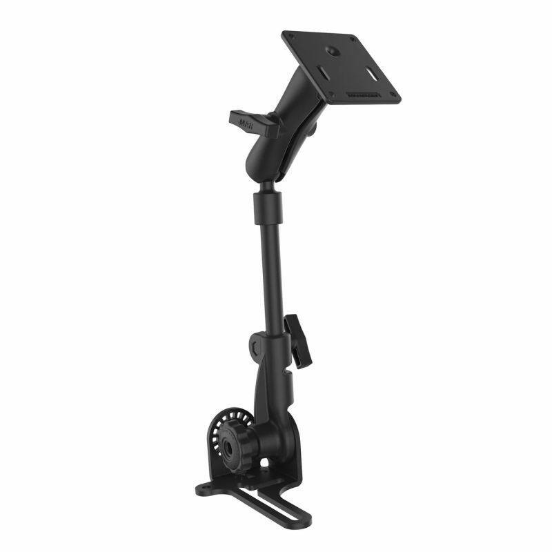RAM-316-HDR-2461U RAM® Pod HD™ Reverse Vehicle Mount with 12" Aluminum Rod and 75mm x 75mm VESA Plate