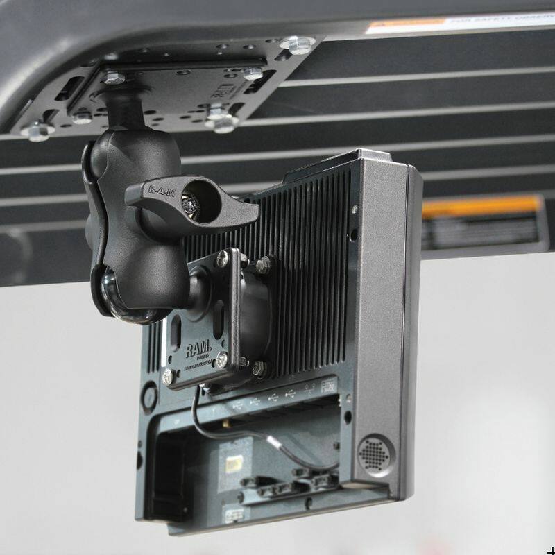 RAM-335 RAM® Forklift / Lift Truck Overhead Guard Plate with accessories