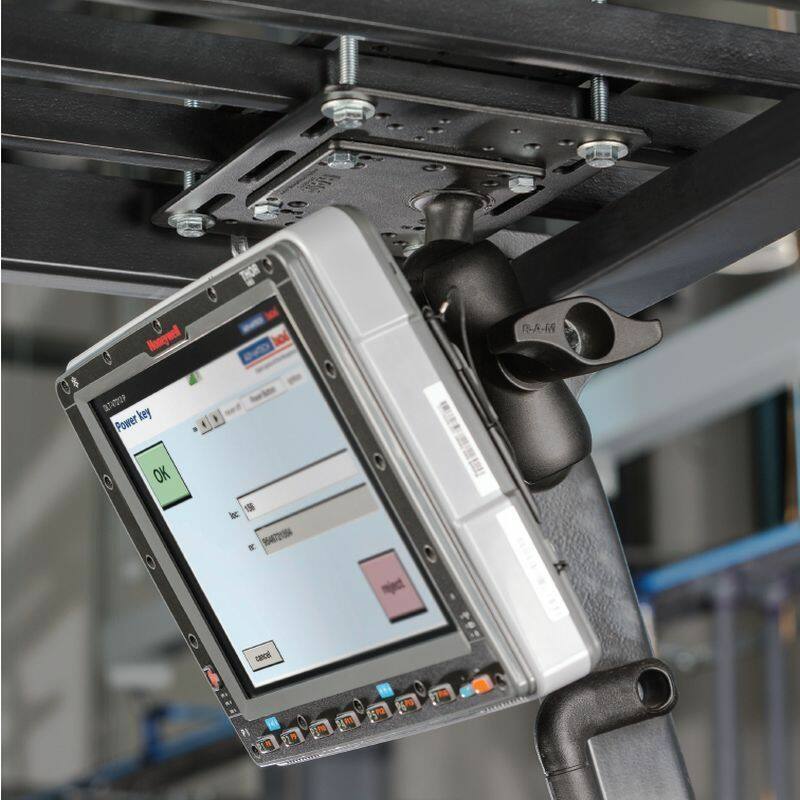 RAM-335 RAM® Forklift / Lift Truck Overhead Guard Plate with accessories