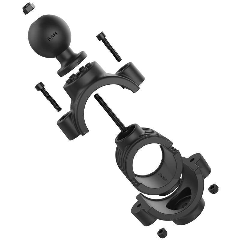RAM-351-415-15-2U RAM® Torque™ 38-51mm Diameter Rail Base - C Size Aluminum Ball - expanded