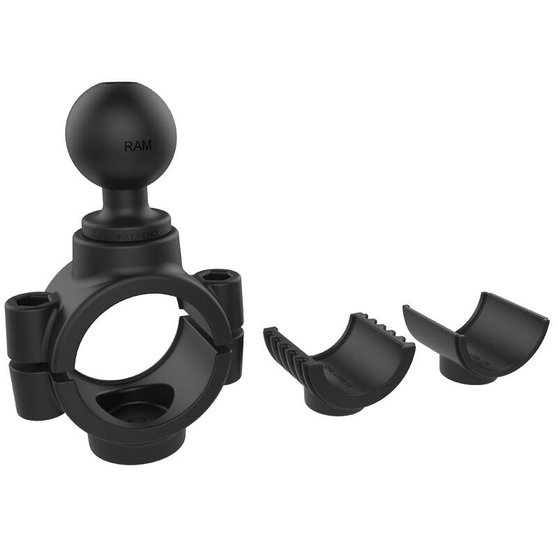 RAM-351-415-15-2U RAM® Torque™ 38-51mm Diameter Rail Base - C Size Aluminum Ball with inserts