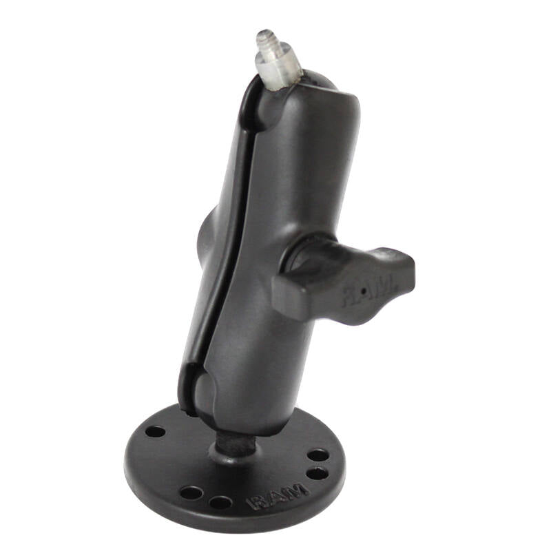 RAM-B-101-237U RAM® Drill-Down Double Ball Mount with 1/4"-20 Stud - B Size