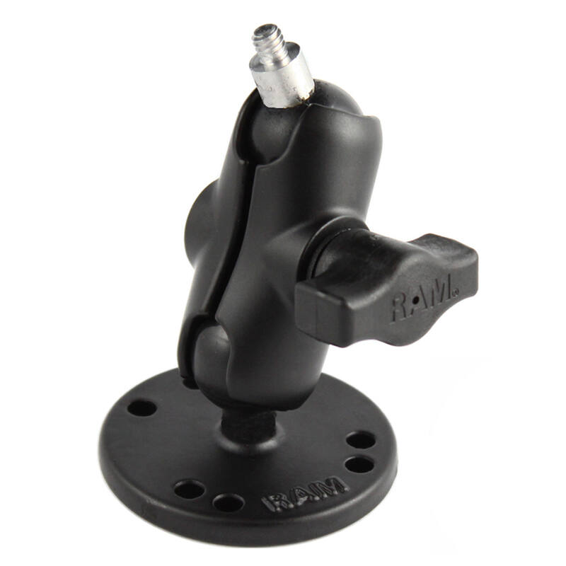 RAM-B-101-A-237U RAM® Drill-Down Double Ball Mount with 1/4"-20 Stud - B Size Short Arm