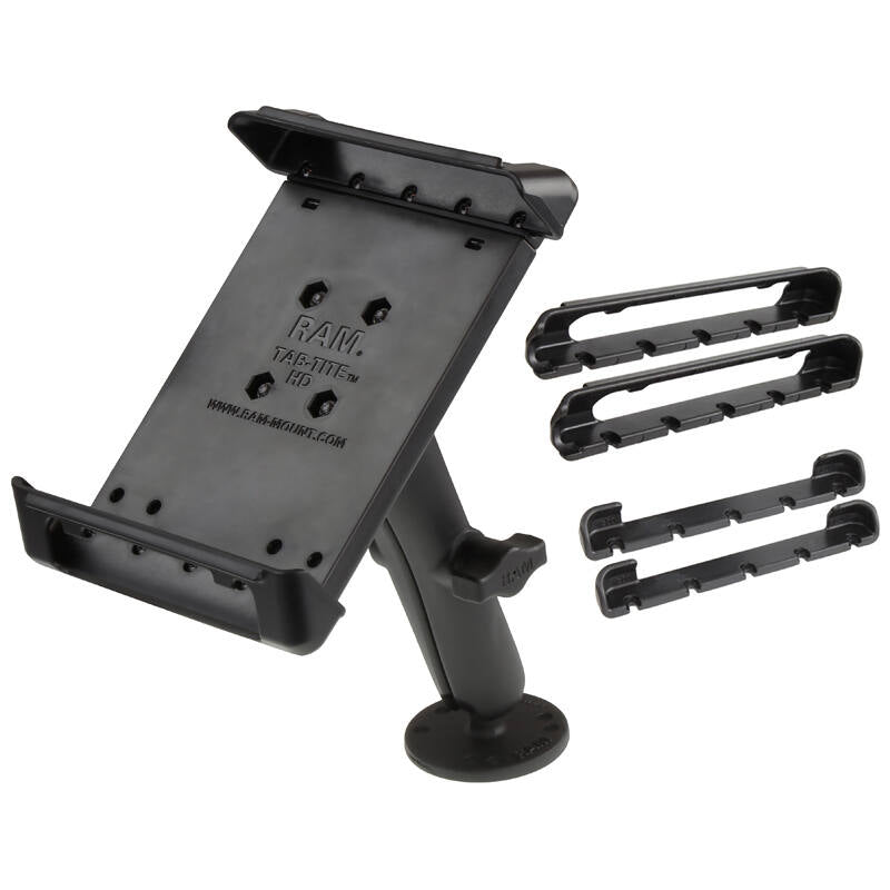 RAM-B-101-C-TAB-SMU RAM® Tab-Tite™ Drill-Down Double Ball Mount for Small Tablets