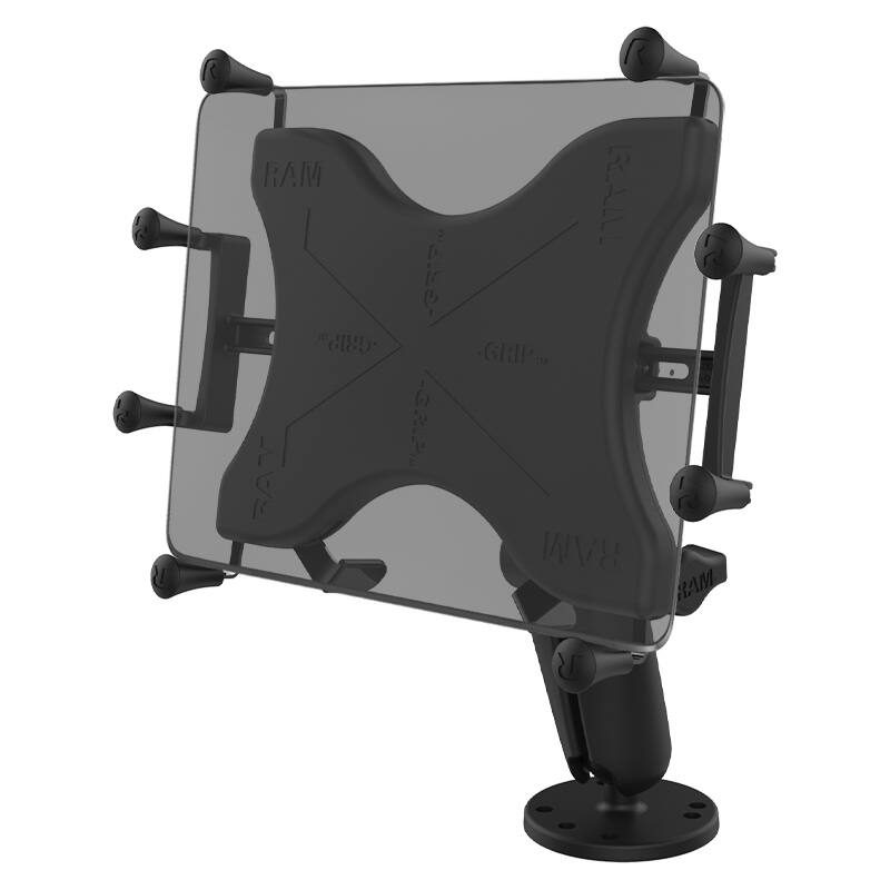 RAM-B-101-C-UN11U RAM® X-Grip® Drill-Down Double Ball Mount for 12" Tablets