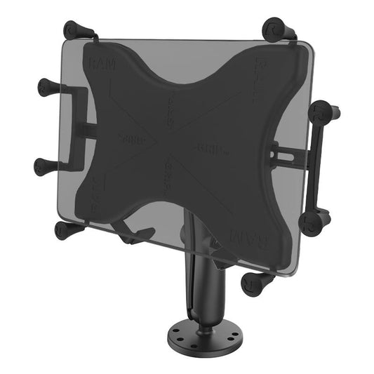 RAM-B-101-C-UN9U RAM® X-Grip® Drill-Down Double Ball Mount for 9"-10" Tablets