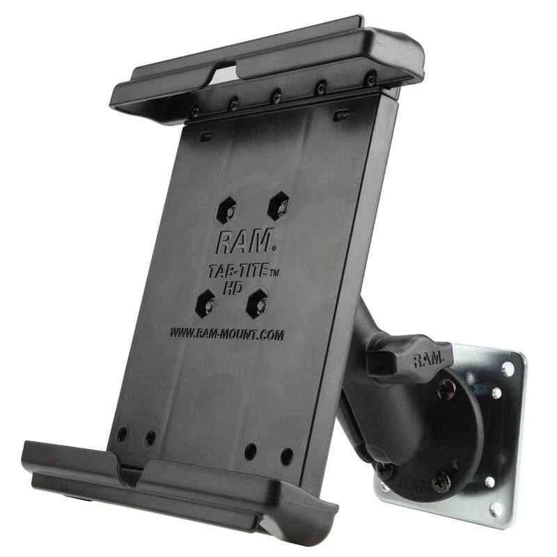 RAM-B-101B-TAB12U RAM® Dashboard Mount with Backing Plate for 8" Tablets with Cases