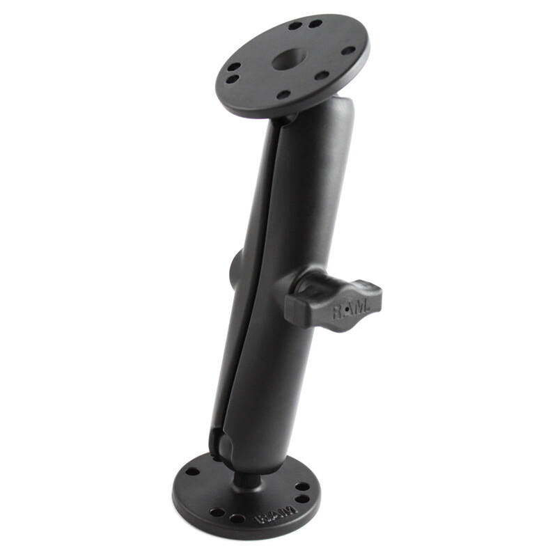RAM-B-101U-C RAM® Universal Double Ball Mount with Two Round Plates - B Size Long