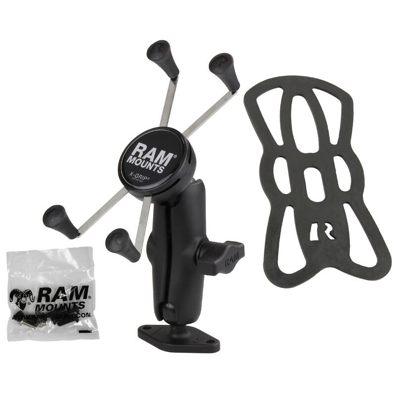 RAM-B-102-UN10U RAM® X-Grip® Large Phone Mount with Diamond Base with tether