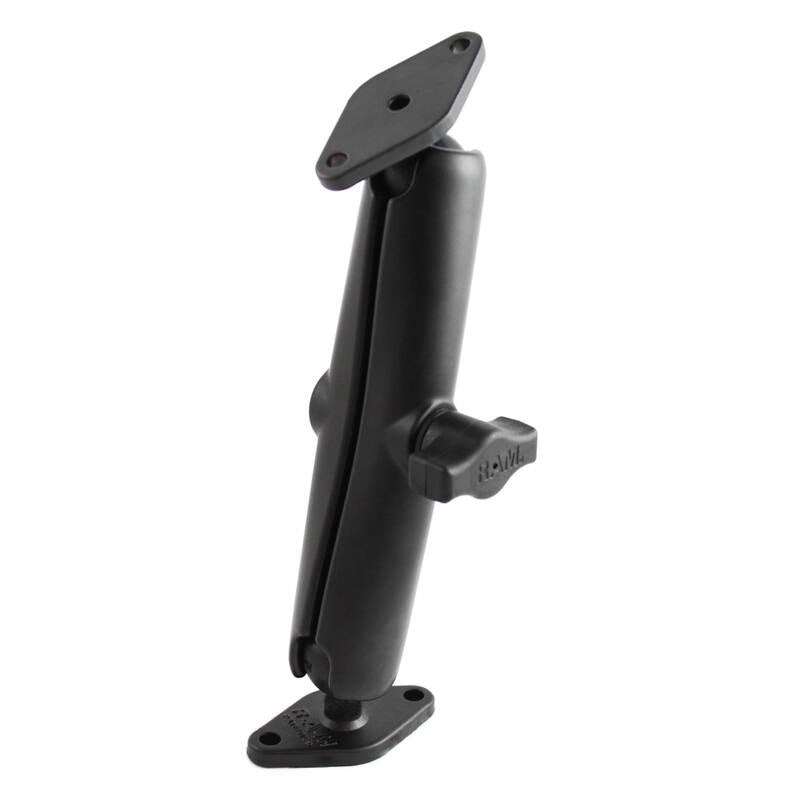 RAM-B-102U-C RAM® Double Ball Diamond Plate Mount - Long Arm