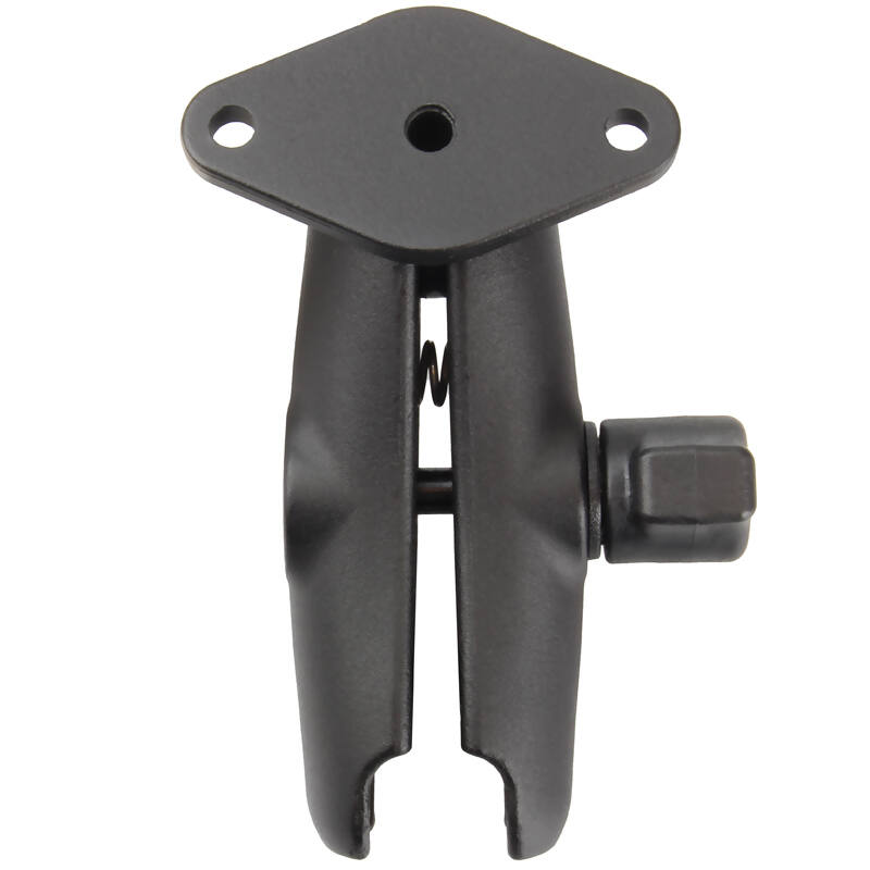 RAM-B-103-238U RAM® Double Socket Arm with Diamond Plate