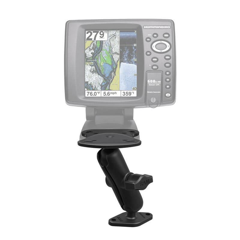 RAM-B-107U-238 RAM® Fishfinder Diamond Plate Mount for Humminbird Devices