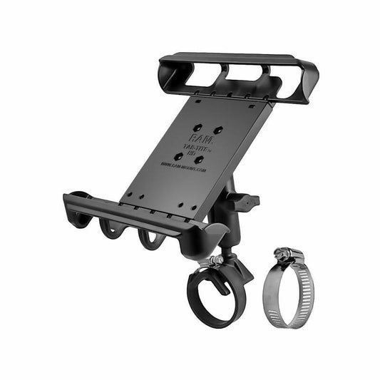 RAM-B-108-TAB8U RAM® Tab-Tite™ Mount with Strap Hose Clamp for iPad with Case + More