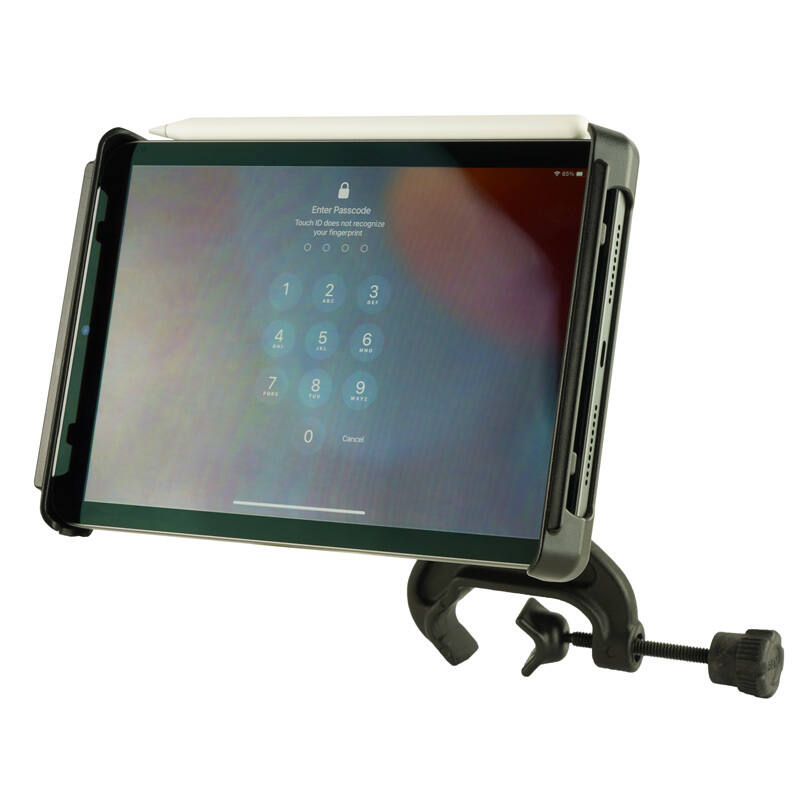 RAM-B-121-TAB2U RAM® Tab-Tite™ Yoke Clamp Mount for iPad mini Series + More
with tablet