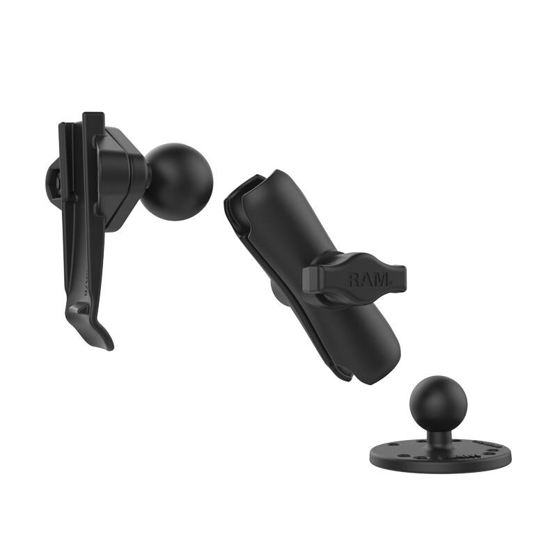 RAM-B-138-GA76U RAM® Drill-Down Mount with Garmin Spine Clip Holder components