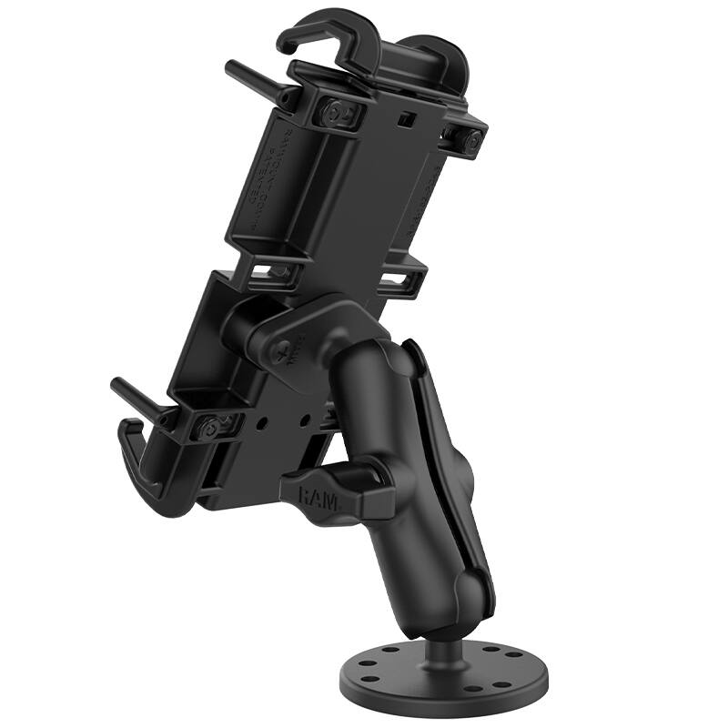 RAM-B-138-PD4U Flat Surface Mount with Quick-Grip™ from rear