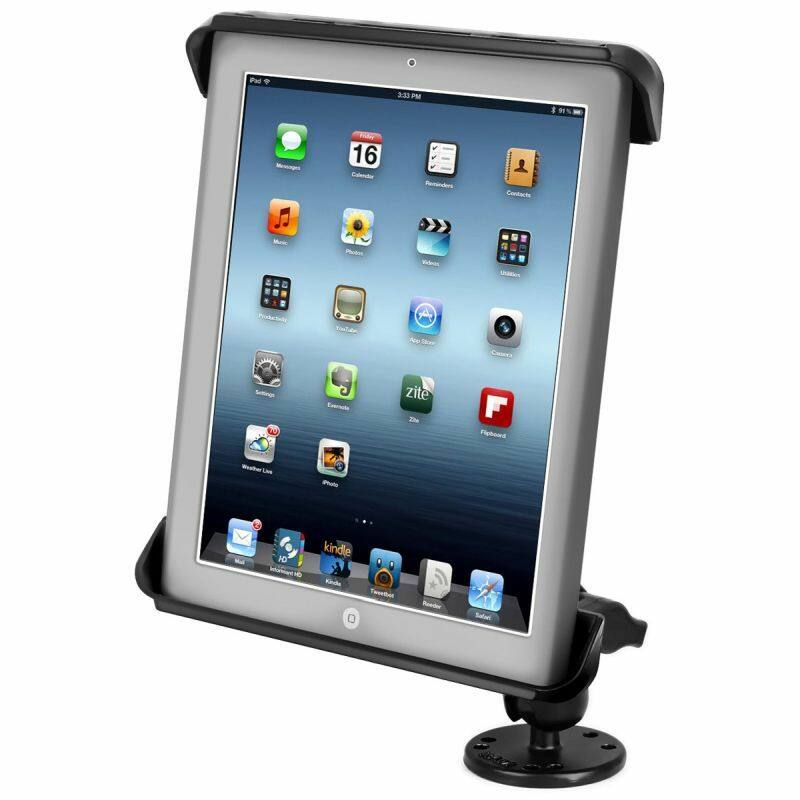 RAM-B-138-TAB3U RAM Tab-Tite™ Drill-Down Mount for Apple iPad 1-4 + More