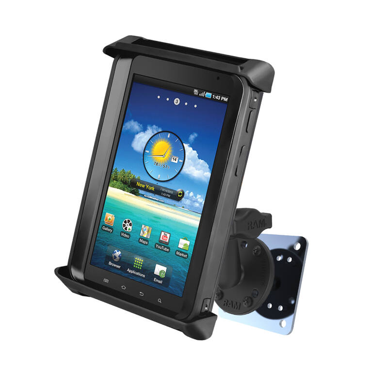 RAM-B-138-TAB4-225BU RAM® Tab-Tite™ Drill-Down Mount with Backing Plate for Small Tablets