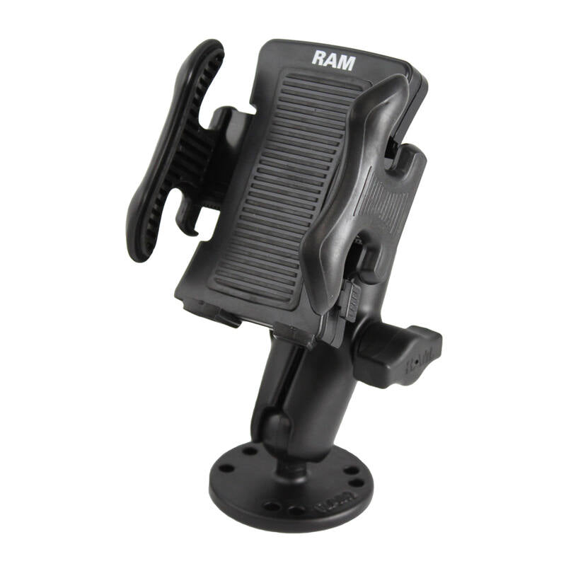 RAM-B-138-UN5U RAM® Drill-Down Mount with Spring-Loaded Phone Holder