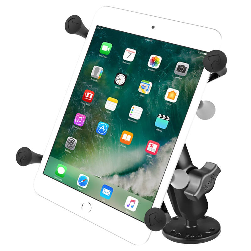 RAM-B-138-UN8U RAM® X-Grip® Universal Drill-Down Mount for 7"-8" Tablets with iPad