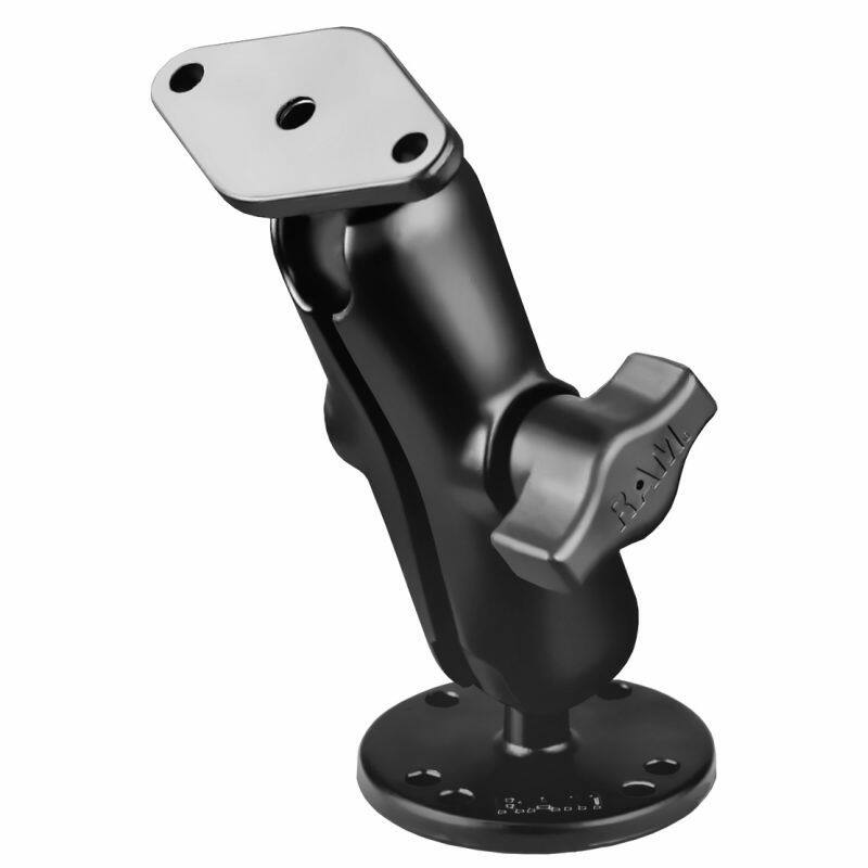 RAM-B-138U RAM® Double Ball Drill-Down Mount with Diamond Plate