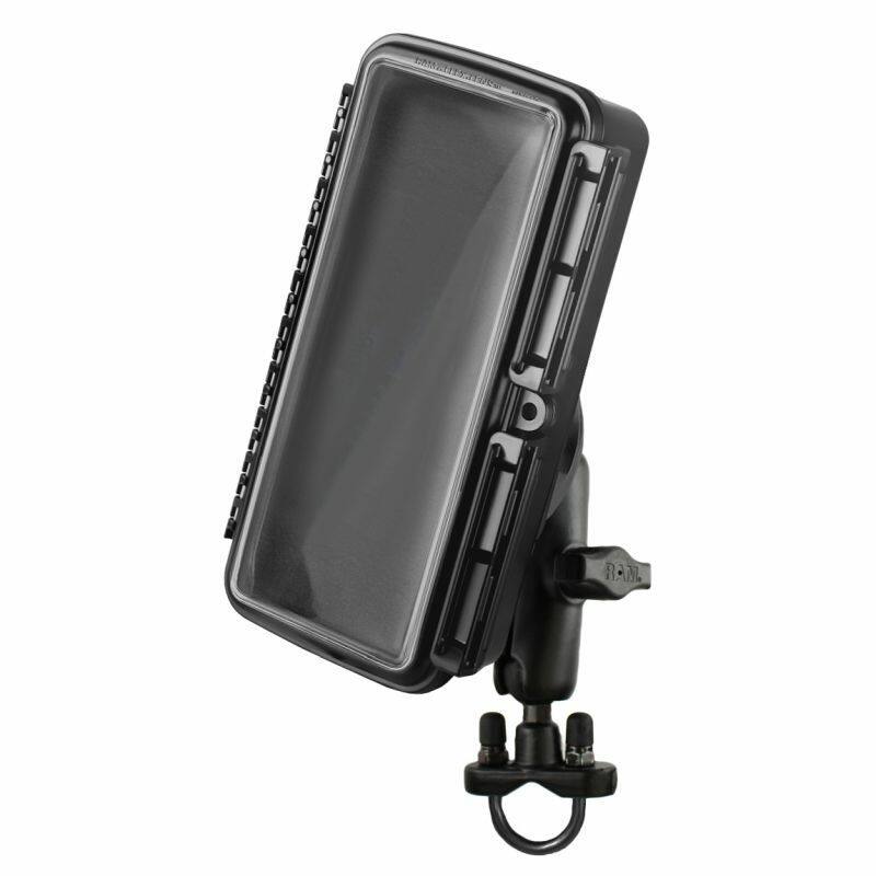 RAM-B-149Z-AQ1U RAM® Aqua Box® with Handlebar U-Bolt Mount for Large Devices - empty
