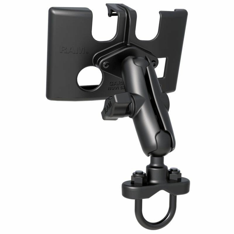 RAM-B-149Z-GA55U Handlebar U-Bolt Mount for the Garmin nuvi 52, 54, 55, 56, 57, & 58 from rear
