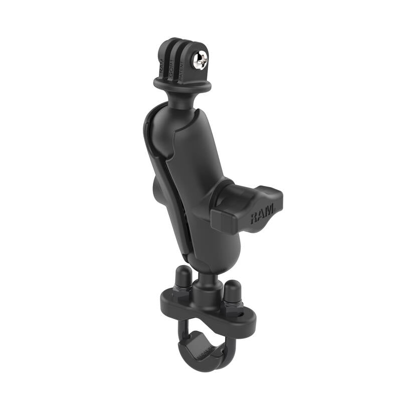 RAM Action Camera / GoPro Mount with U-Bolt Rail Handlebar Base