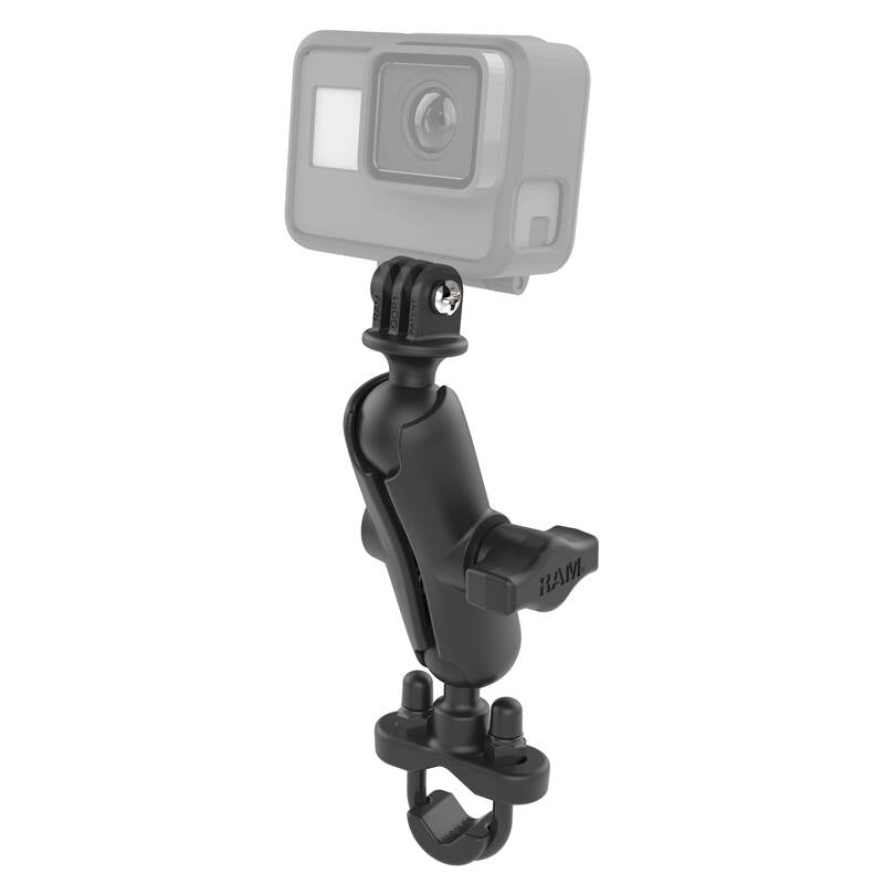 RAM Action Camera / GoPro Mount with U-Bolt Rail Handlebar Base