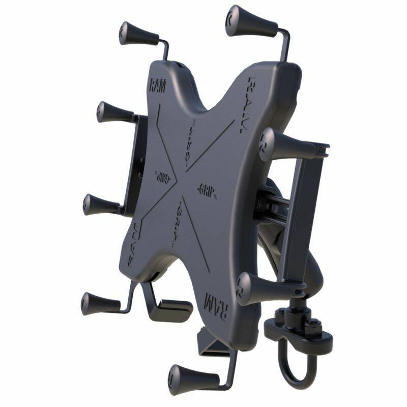 RAM-B-149Z-UN11U RAM® X-Grip® Large Tablet Mount with Handlebar U-Bolt Base empty