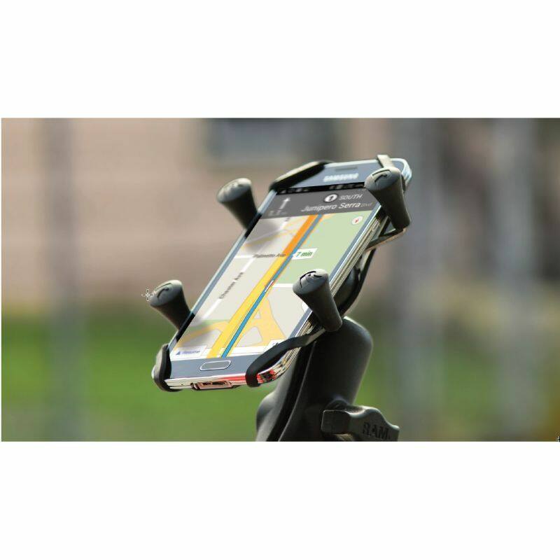 RAM-B-149Z-UN7U RAM® X-Grip® Phone Mount with Handlebar U-Bolt Base - Medium arm with phone