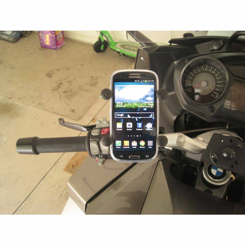 RAM-B-149Z-UN7U RAM® X-Grip® Phone Mount with Handlebar U-Bolt Base - Medium on BMW