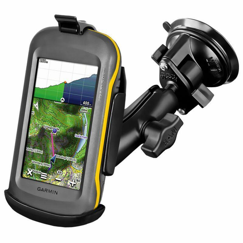 RAM-B-166-GA46 RAM® Twist-Lock™ Suction Cup Mount for Garmin Montana 600 Series