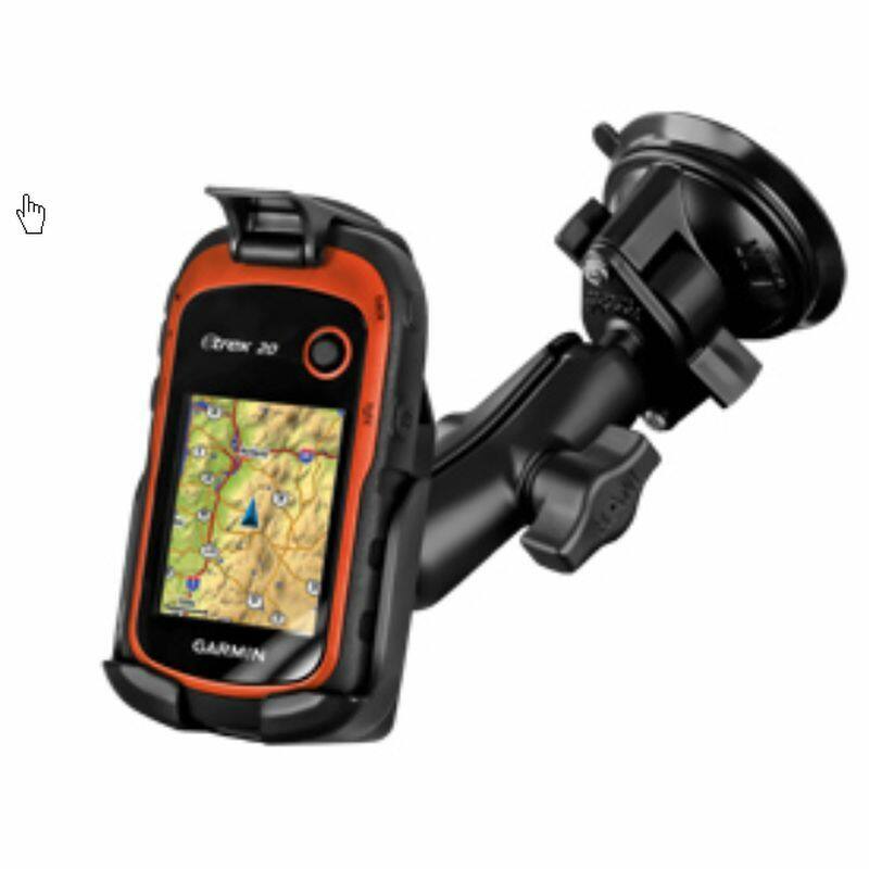 RAM-B-166-GA48 RAM® Twist-Lock™ Suction Cup Mount for Garmin eTrex 10, 20 & 30 (alloy)